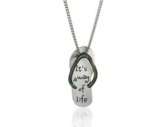 Joyful Sentiments It's a Way of Life Pendant Necklace