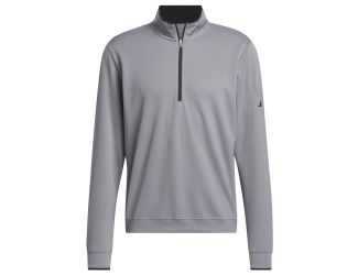 Adidas UPF Lightweight Golf 1/4 Zip - Grey Three/XXL
