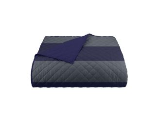 Reversible Stripe Coverlet Size Queen
