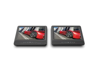 Dual 10" LCD Screen Portable DVD Player Kit
