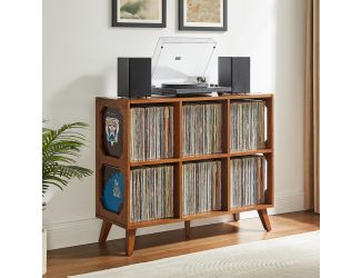 Asheville 6 Cube Record Player Stand Wth Vinyl Storage