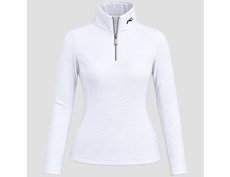 KJUS Women's Neila Midlayer Half-Zip-White-SM