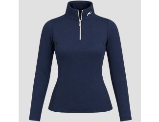 KJUS Women's Neila Midlayer Half-Zip-Navy-LG