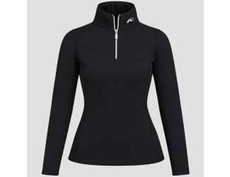 KJUS Women's Neila Midlayer Half-Zip-Black-LG