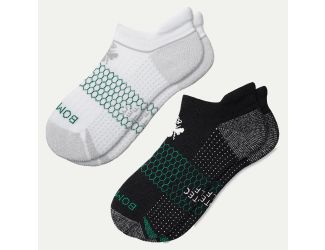 Bombas Men's Sock Set 2 Pair - Black/White