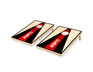 Premium 2ft x 3ft Solid Wood Cornhole Set w/ Bags & Magnetic Scoreboard