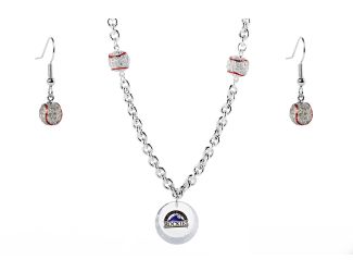 Baseball Set Rockies Necklace Exclusive