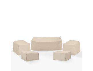 5Pc Outdoor Furniture Cover Set