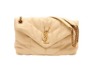 Saint Laurent Lou Puffer Medium Shoulder Bag in Quilted Leather