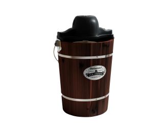 6qt Old Fashioned Electric Ice Cream Maker Appalachian Walnut