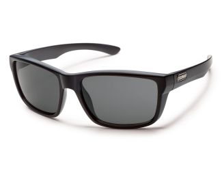 Suncloud Mayor Polarized Sunglasses -  Matte Black/Gray Green