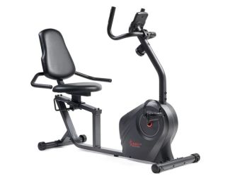 Smart Magnetic Resistance Recumbent Bike w/ Easy Adjust Seat