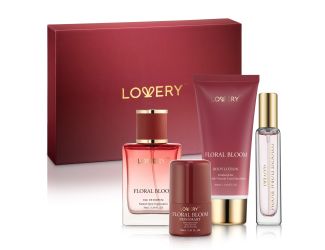 Floral Bloom Bath And Body Care Set Size 4 Pieces