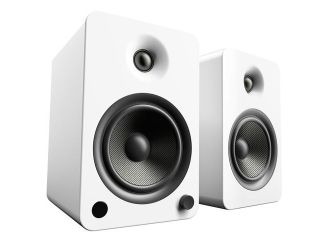 YU6 Bookshelf Speakers: Matte White