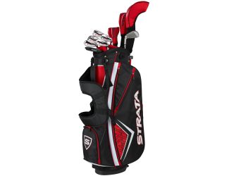 Callaway Strata Plus 14 Piece Men's Complete Set - Right Hand/Red/Men's Flex
