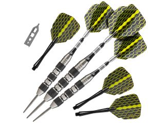 Viper The Freak Steel Tip Darts Knurled and Shark Fin Barrel 22 Grams