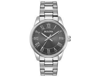 Men's Silver Bracelet with Grey Dial Watch