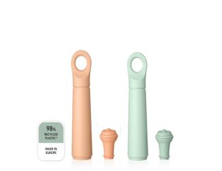 Vacu Vin Wine Saver Loop (Pack of 2- in Jade and Terra)