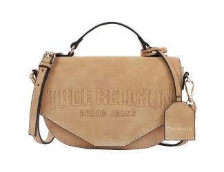 Suede Flap Crossbody