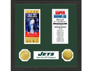 New York Jets Super Bowl Championship Ticket Collection