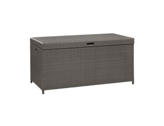 Palm Harbor Wicker Outdoor Storage Box