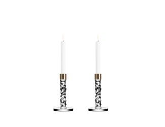 Carat Candlestick Pair Small Brass