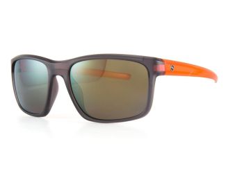 Plasma Sunglasses - Matte Crystal Grey/Matte Crystal Orange/Brown