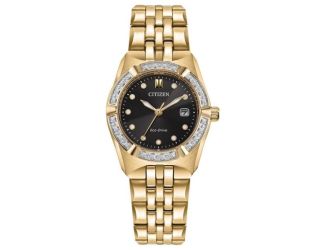 Ladies' Corso Black Dial Stainless Steel Bracelet Watch