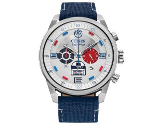 Men's Star Wars R2-D2 CORDURA Strap watch, Silver-Tone dial
