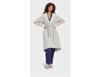 Womens Duffield II Robe-Seal Heather-XS