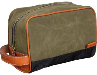 Hey Handsome Waxed Canvas Dopp Kit