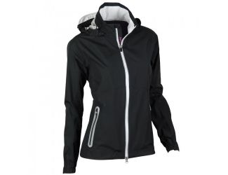 Womens Hooded Olivia Jacket-White-XL