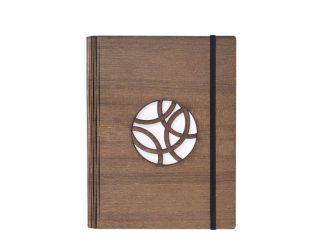 Wooden Journal, Large (Circle Design)