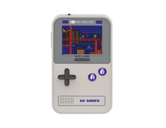 Go Gamer Classic Handheld Gaming System Gray/Purple