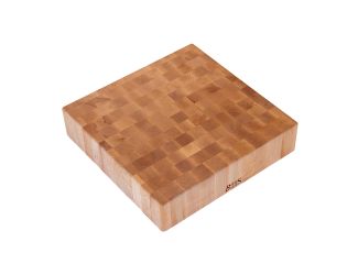 Maple Square 4-in Non-Reversible Chopping Block