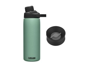 Chute Mag 20oz/.6L Vacuum Insulated Bottle plus Hot Cap Accessory - Moss