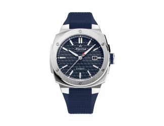 Men's Alpiner Extreme Automatic Navy Rubber Strap Watch Navy Dial