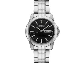 Mens Essential SS Black Dial