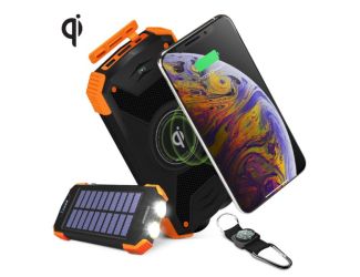 HyperGear Solar 10000mAh Wireless Power Bank