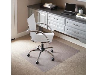 36" x 48" Carpet Chair Mat with Scuff and Slip Resistant Textured Top