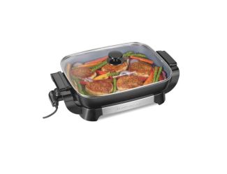 Durathon Ceramic Electric Skillet w/ Reversible Outlet
