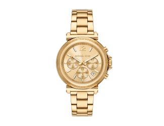 Ladies Maren Chronograph Gold-Tone Stainless Steel  Watch Gold Dial