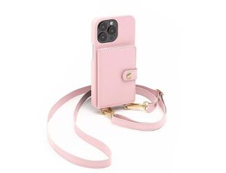 Doria - Silverlake Vegan Leather Wallet Crossbody Case for Apple iPhone 14 Pro Max / 13 Pro Max
