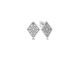Geometric Lines Stud Earrings