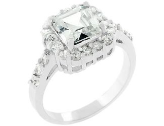 Pave Princess Ring