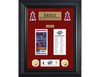 Los Angeles Angels World Series Deluxe Gold Coin & Ticket Collection