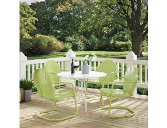 Griffith Metal Five Piece Outdoor Dining Set
