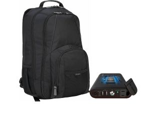 NB Accessory bundle includes Power Bank, Targus Backpack