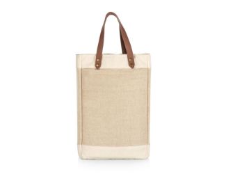 Pinot 2 Bottle Wine Bag - Beige