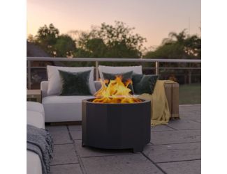 Commercial Grade 27" Outdoor Smokeless Wood Burning Fire Pit - Bronze